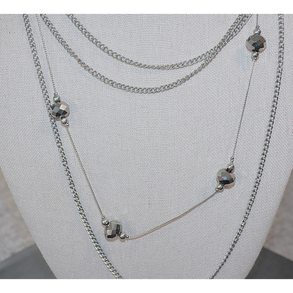 Layered Multi Strand Bead 32"‎ Necklace - Picture 4 of 7
